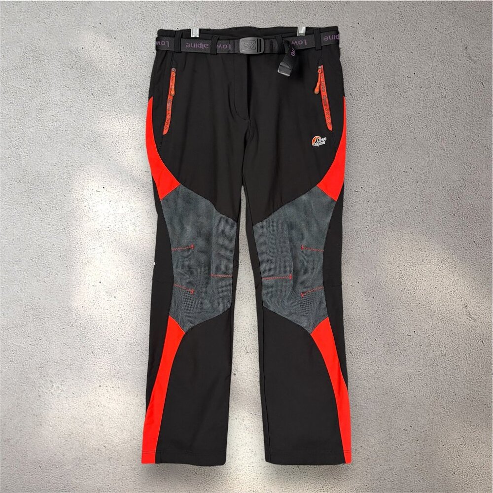 Lowe Alpine Hiking Pants Women’s 29 Black Fleece Lined Stretch Korean Outdoor